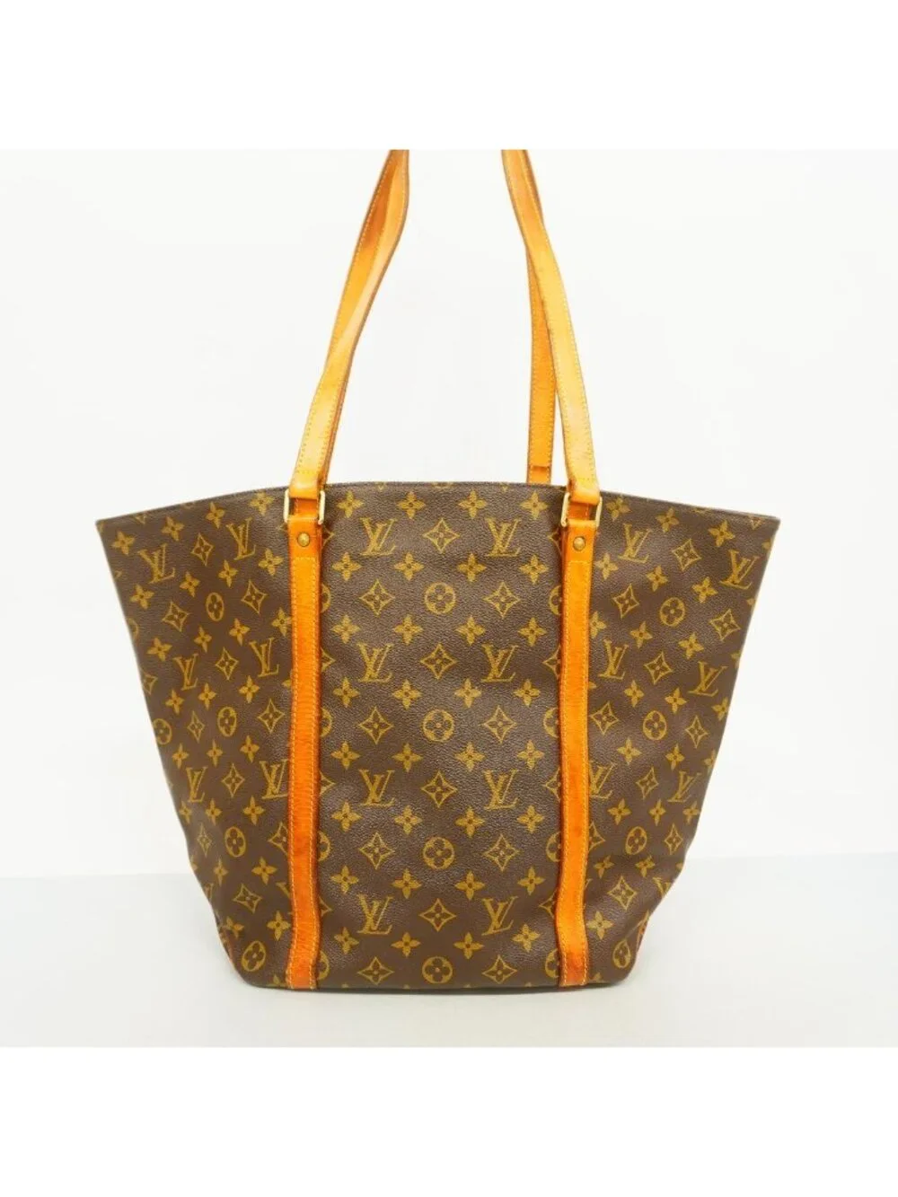 Louis Vuitton Tote Bag Monogram Sac Shopping Brown
